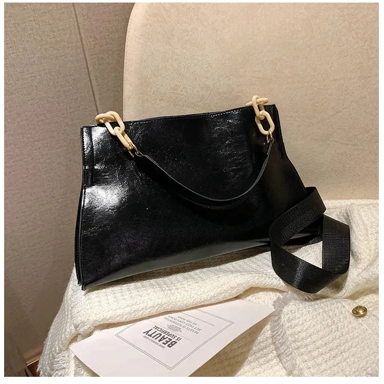 REPRCLA Women's Fashion Shoulder Bag: Soft Synthetic Leather Crossbody, Large Capacity