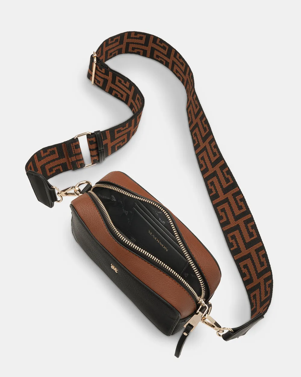 Rima Boxy Small Camera Bag with Graphic Strap
