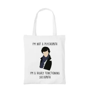 Sherlock Tote Bag - Sociopath