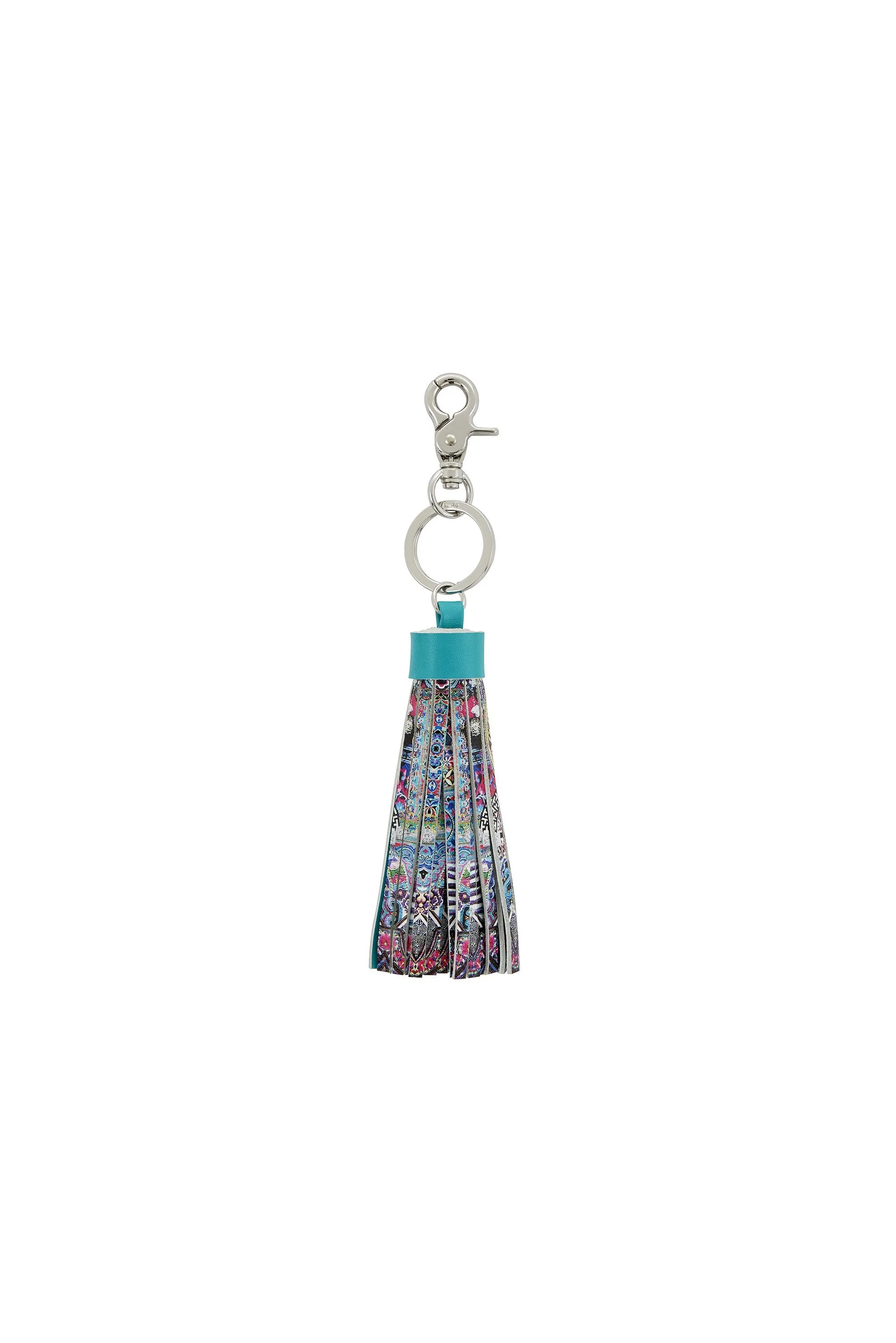 SHORT LEATHER TASSEL KEY BELLS AT DUSK