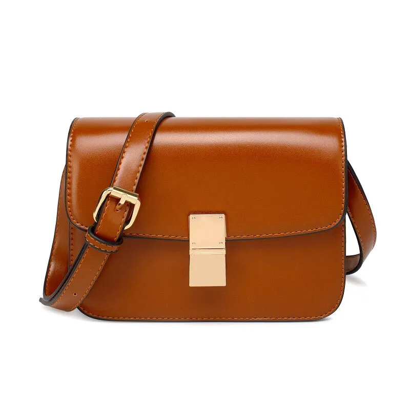 Small bag women crossbody bag Female Solid Flap Shoulder Bag Quality PU leather little bag ladies handbag Brown black wallet