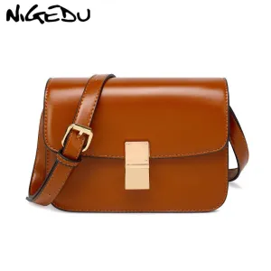 Small bag women crossbody bag Female Solid Flap Shoulder Bag Quality PU leather little bag ladies handbag Brown black wallet