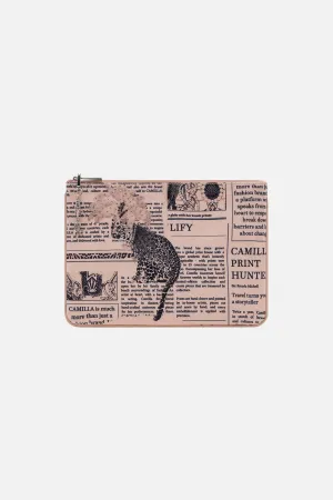SMALL CANVAS CLUTCH FAME FEVER