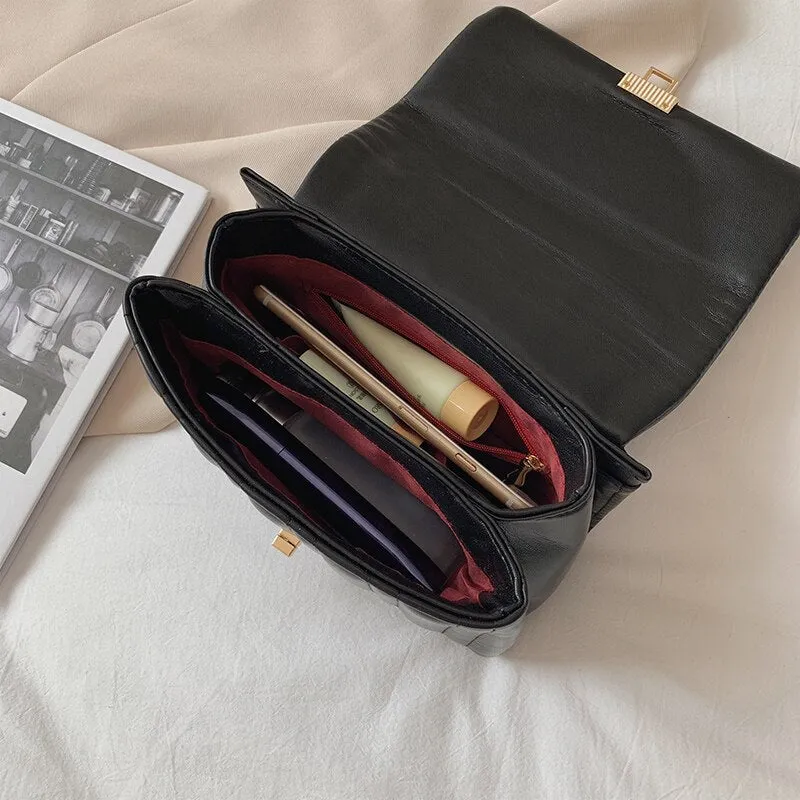 Summer Solid Color Fashion Crossbody Bags for Women 2021 Travel Shoulder Bags Woven Small PU Leather Messenger Bags Sac Epaulev
