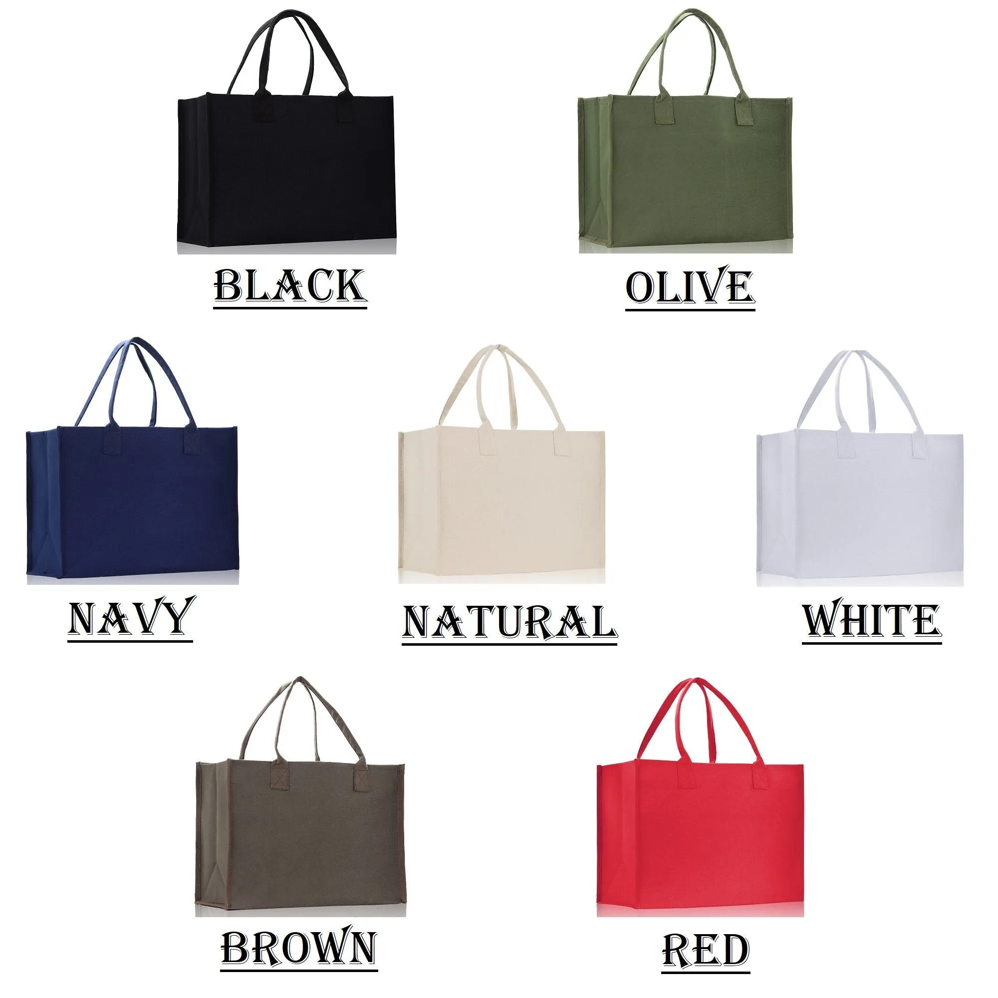 The Mrs. Est. 2022 Large Print Tote Bag 100% Cotton Canvas Bridal Party Tote Bachelorette Bag Bridal Chic Tote Bags Wedding Totes