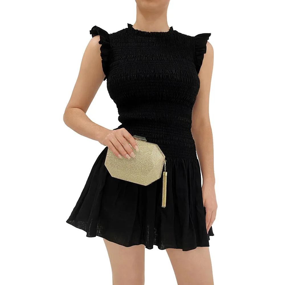 TILLY Hotfix Clutch with Tassel