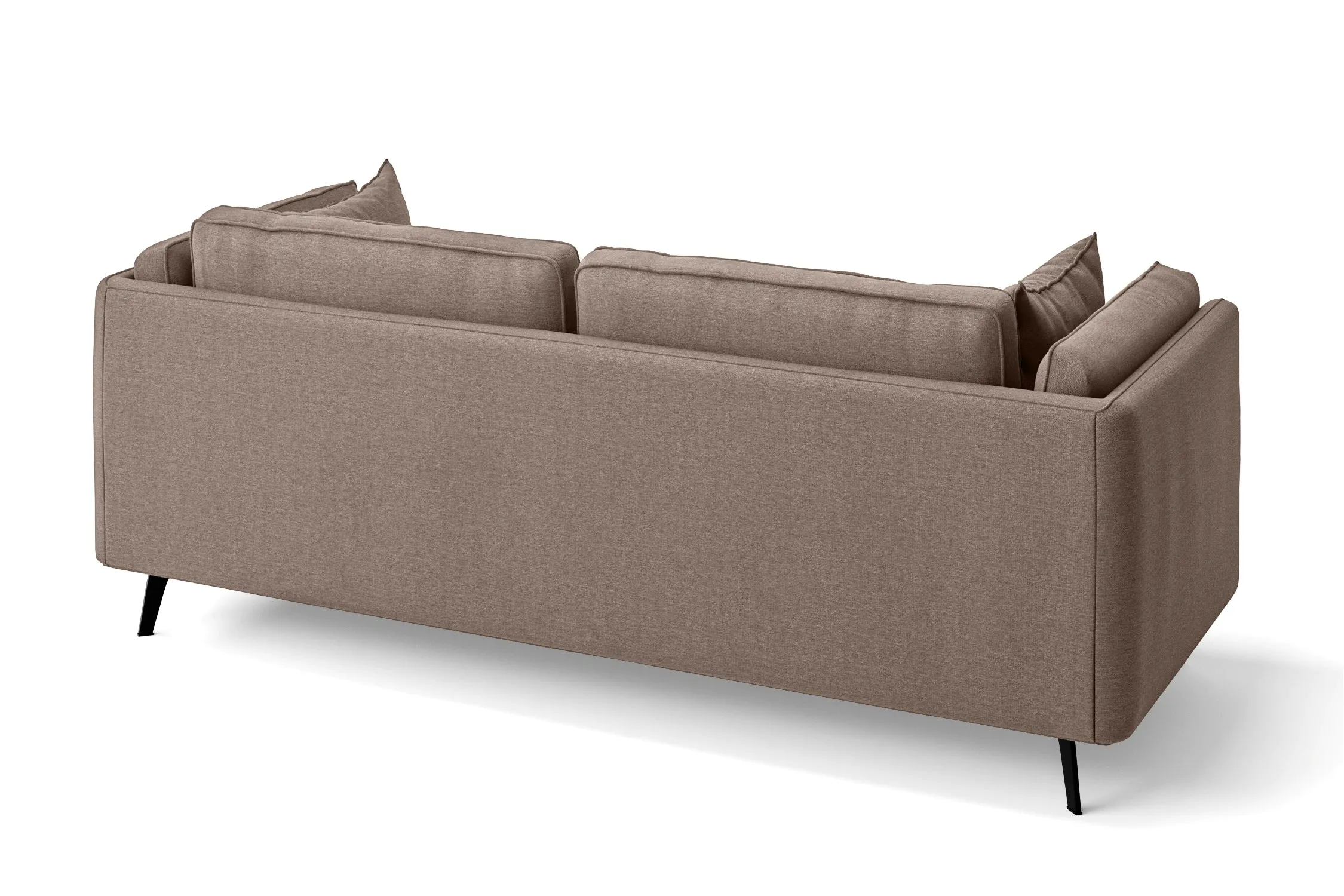 Velletri 3 Seater Sofa Caramel Linen Fabric