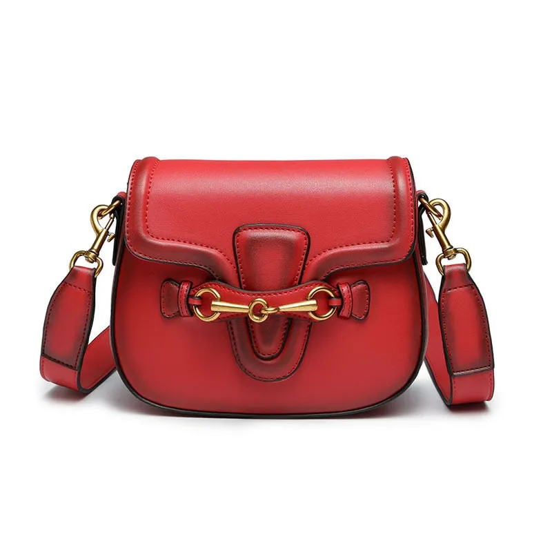 Vvsha Fashion Saddle Leather Luxury Handbags Women Bags Designer Crossbody Bags For Woman Shoulder Messenger Summer Bag Female