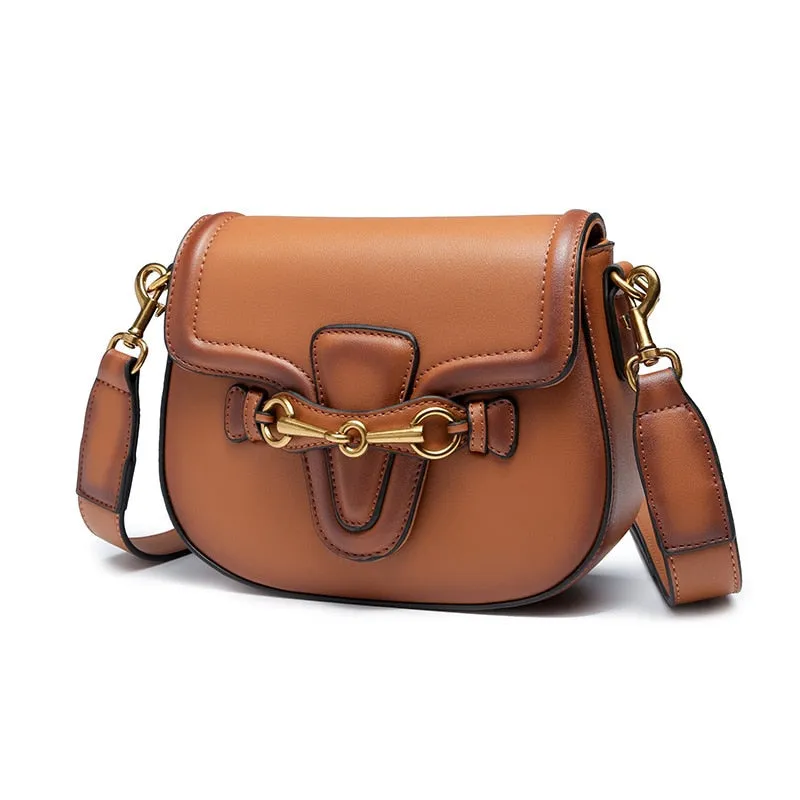 Vvsha Fashion Saddle Leather Luxury Handbags Women Bags Designer Crossbody Bags For Woman Shoulder Messenger Summer Bag Female