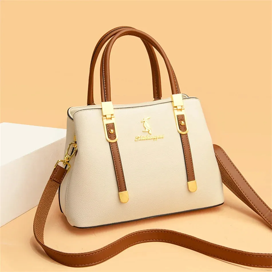 Women Brand Designer High Quality Leather Shoulder Handbag