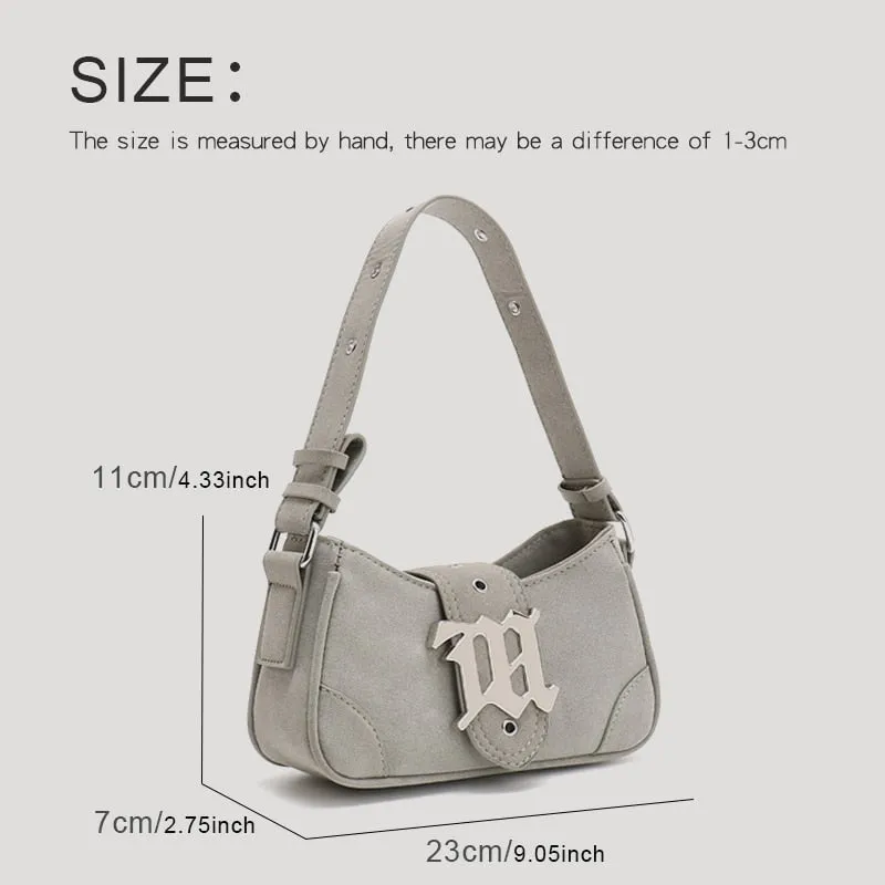 Women's metal detail shoulder Handbag