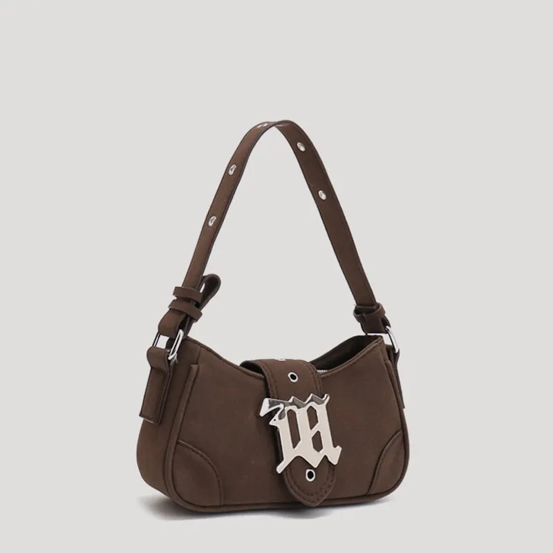 Women's metal detail shoulder Handbag