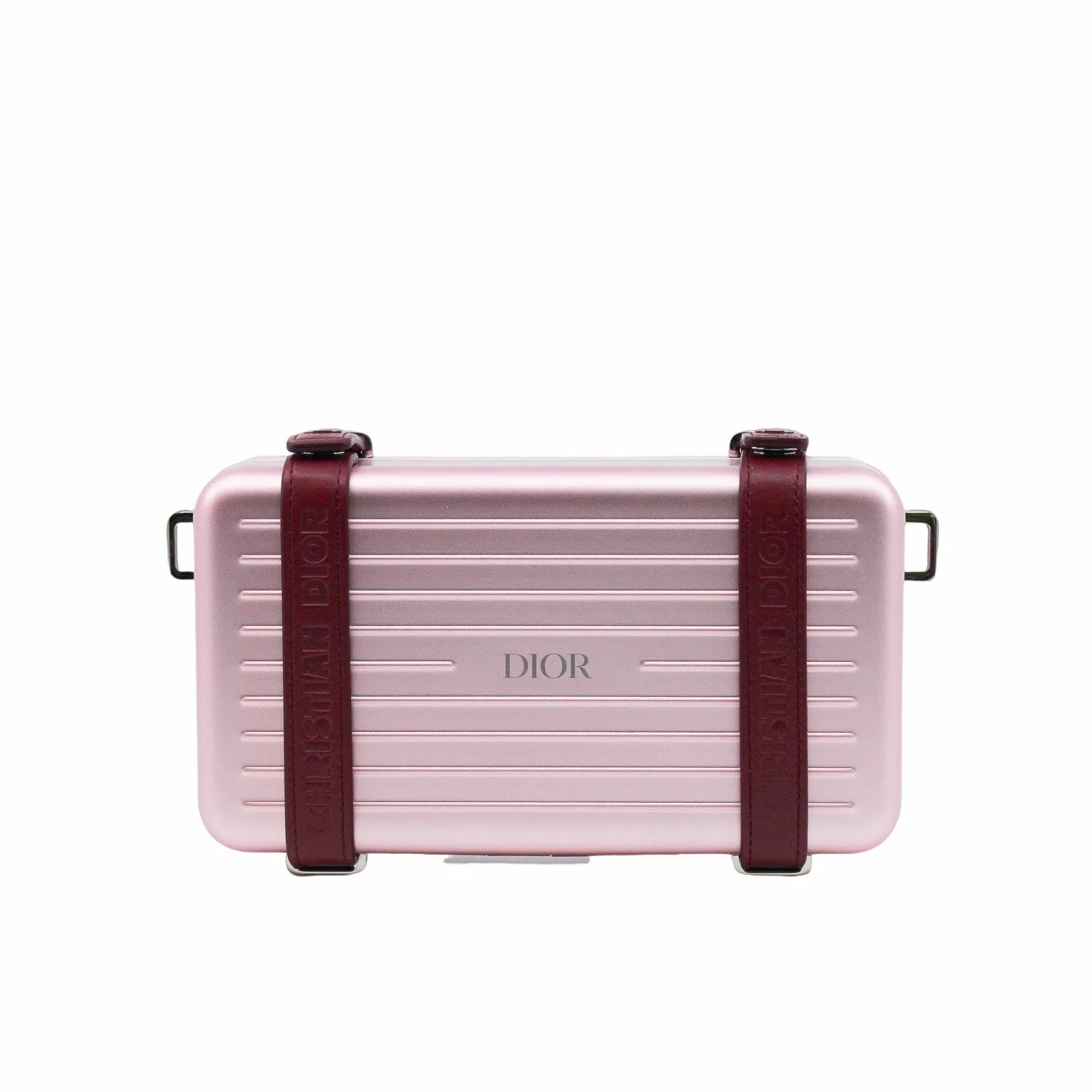 X RIMOWA PERSONAL CLUTCH ALUMINUM PHW