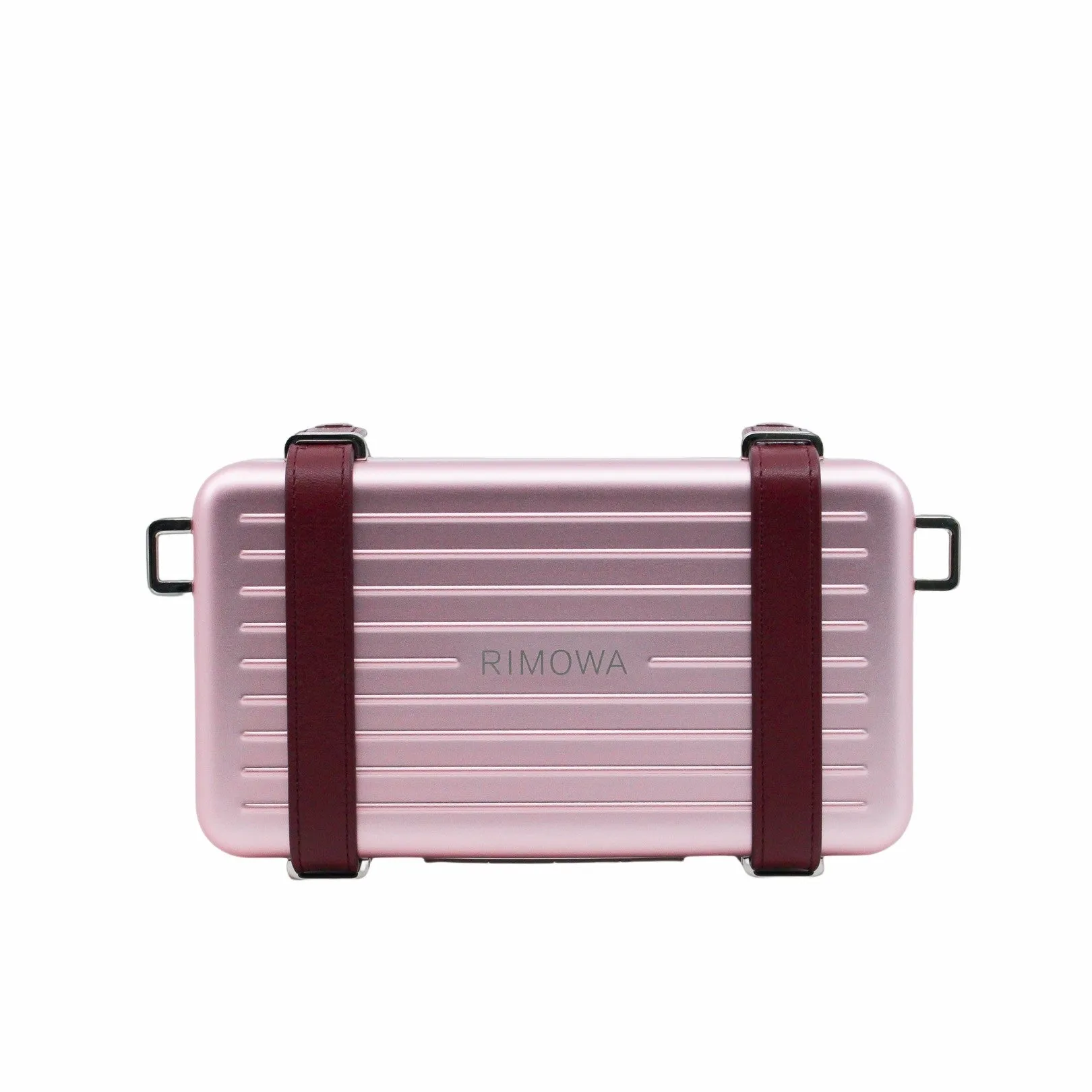 X RIMOWA PERSONAL CLUTCH ALUMINUM PHW
