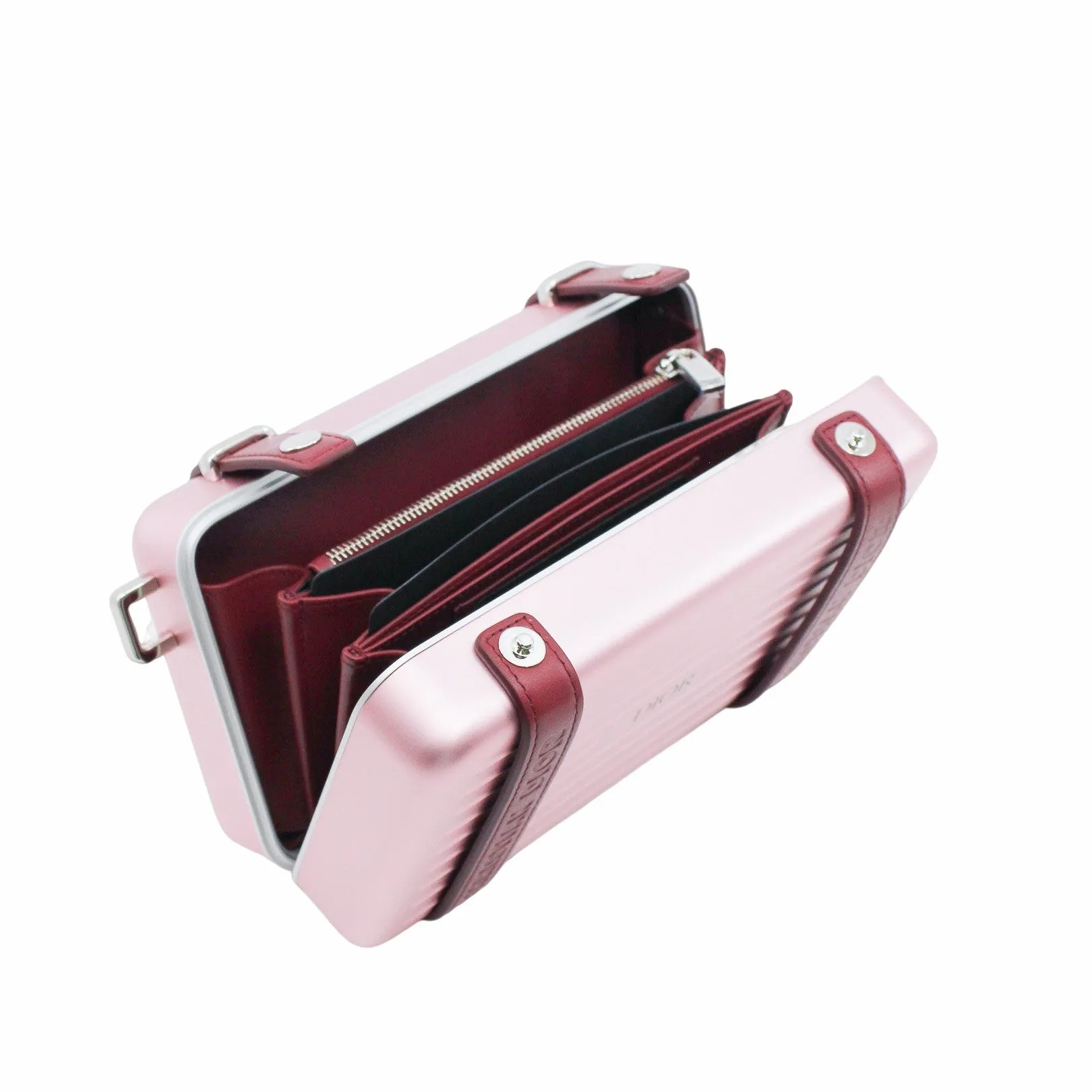 X RIMOWA PERSONAL CLUTCH ALUMINUM PHW