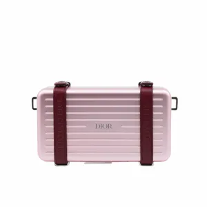 X RIMOWA PERSONAL CLUTCH ALUMINUM PHW