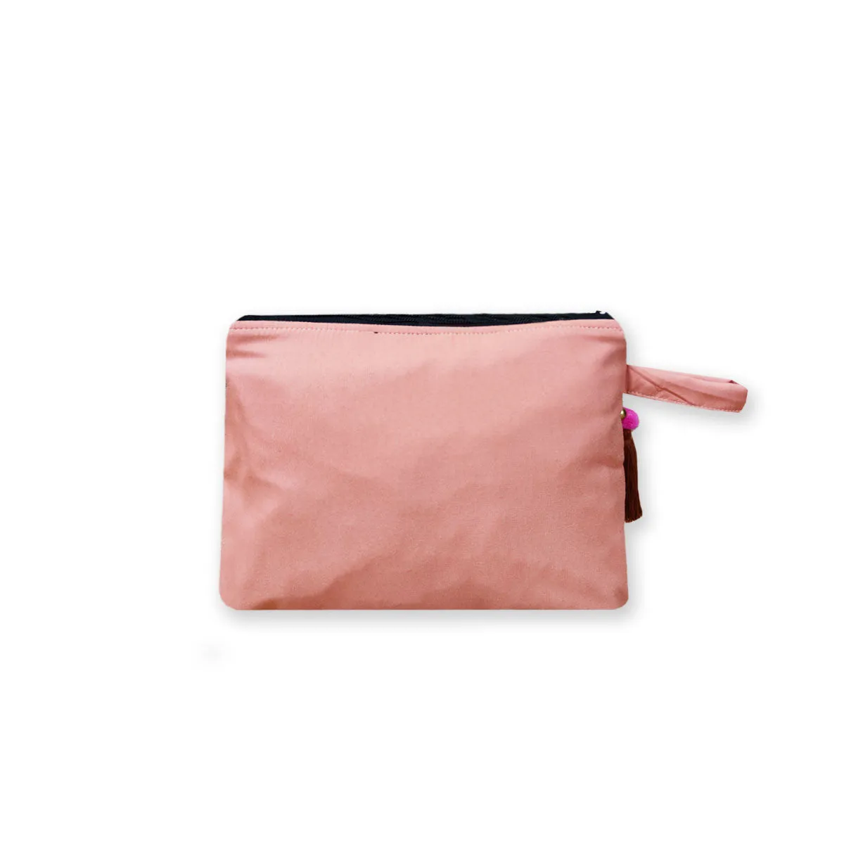 Yellow Floral Kollam Tote/Pouch Combo
